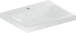 Geberit iCon Light Waschtisch 60x48cm mit Hahnloch, ohne &Uuml;l., wei&szlig;, KeraTect