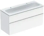 Geberit iCon Set MWT m. US, 2 Schubl. 120x63x48cm, wei&szlig; hgl./Griff chrom