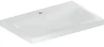 Geberit iCon Light Waschtisch 75x48cm mit Hahnloch, ohne &Uuml;l., wei&szlig;, KeraTect