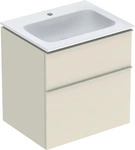 Geberit iCon Set MWT m. US, 2 Schubl. 60x63x48cm, sandgrau