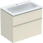Geberit iCon Set MWT m. US, 2 Schubl. 75x63x48cm, sandgrau/KeraTect