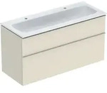 Geberit iCon Set MWT m. US, 2 Schubl. 120x63x48cm, sandgrau