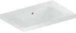 Geberit iCon Light Waschtisch 75x48cm Ablagefl., o. Hl., m. &Uuml;l., wei&szlig; KeraTect