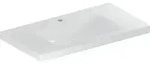 Geberit iCon Light Waschtisch 90x48cm Ablagefl&auml;che, m. Hl., o. &Uuml;l., wei&szlig;