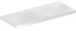 Geberit iCon Light Doppelwaschtisch 120x48cm ohne Hahnloch, ohne &Uuml;berlauf,...