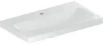 Geberit iCon Light WT 75x42cm, verk. Ausld. mit Hahnloch, ohne &Uuml;berlauf, wei&szlig;