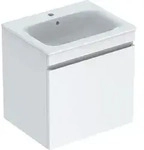 Geberit Renova Plan Set MWT m. US, 1 Schubl. 60x62,2x48cm, wei&szlig; hgl./KeraTect