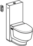 Geberit Geberit AquaClean Mera Classic WC-Komplettanlage AP Stand-WC Glas wei&szlig;