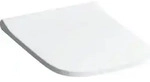 Geberit Smyle Square WC-Sitz, schmales Design mit Absenkautomatik, wei&szlig;