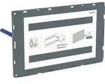 Geberit Sigma Abdeckplatte, fl&auml;chenb&uuml;ndig kundenspez.