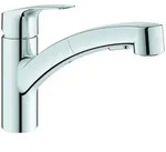 GROHE EH-SPT-Batterie Eurosmart 30305_1 fl. Auslauf azb. Dual-Sp&uuml;lbrause chrom