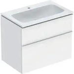 Geberit iCon Set MWT m. US, 2 Schubl. 75x63x48cm, wei&szlig; matt/KeraTect