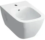 Geberit Renova Plan Wandbidet teilgeschlossene Form mit &Uuml;berlauf, wei&szlig;
