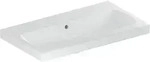 Geberit iCon Light WT 75x42cm, verk. Ausld. ohne Hahnloch, mit &Uuml;l., wei&szlig;,...