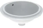 Geberit VariForm Unterbauwaschtisch, rund d:40,5cm, o. Hl, m. &Uuml;l., glasiert,...