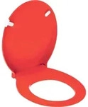 Geberit Renova Comfort WC-Sitz, barrierefrei Bef. von oben, karminrot