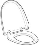 Geberit WC-Sitz und WC-Deckel manhattan zu Geberit AquaClean 8000 / 8000plus