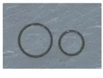 Geberit Sigma50 (ex Sigma21) BetPl., 2-M-Sp. Round, Metallfarbe schwarzchr., Mus...