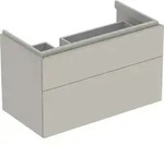 Geberit Xeno2 Unterschrank f. WT m. Ablg. re m. 2 Schubl., 88x53x46,2cm, greige