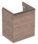 Geberit Smyle US f&uuml;r WT, eckig, m. 1 T&uuml;r re 53,6x61,7x43,3cm, Nussbaum