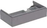 Geberit Xeno2 Unterschrank f. WT m. Ablg. li m .1 Schubl., 88x22x46,2cm, scultur...