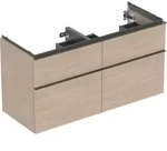 Geberit iCon Unterschrank f&uuml;r DWT, 4 Schubl. 118,4x61,5x47,6cm, Eiche/Gr. Lava