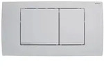 Geberit Twinline30 BetPl., f&uuml;r 2-Mengen-Sp. mattchrom-lackiert, easy-to-clean-be...
