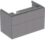 Geberit Xeno2 Unterschrank f. WT m. Ablg. re m. 2 Schubl., 88x53x46,2cm, scultur...