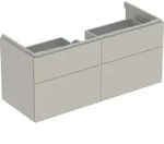 Geberit Xeno2 Unterschrank f. WT m. B:120cm m. 4 Schubl., 117,4x53x46,2cm, greig...