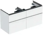 Geberit iCon Unterschrank f&uuml;r DWT, 4 Schubl. 118,4x61,5x47,6cm, wei&szlig; hgl/Gr....