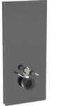 Geberit Monolith Sanit&auml;rmodul f&uuml;r Wand-WC 114cm, Glas lava, Aluminium...