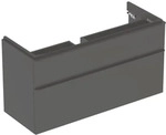Geberit Smyle US f&uuml;r WT, eckig, m. 2 Schubl. 118,4x61,7x47cm, lava