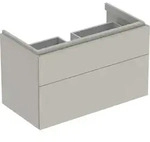 Geberit Xeno2 Unterschrank f. WT, 2 Schubl. 88x53x46,2cm, greige