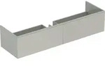 Geberit Xeno2 Unterschrank f. WT aus VARICOR mit zwei Hl., 159,5x35x47,3cm, grei...