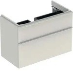 Geberit Smyle US f&uuml;r WT, eckig, m. 2 Schubl. 88,4x61,7x47cm, sand-grau
