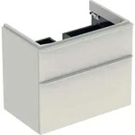 Geberit Smyle US f&uuml;r WT, eckig, m. 2 Schubl. 73,4x61,7x47cm, sand-grau