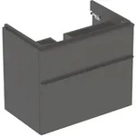 Geberit Smyle US f&uuml;r WT, eckig, m. 2 Schubl. 73,4x61,7x47cm, lava