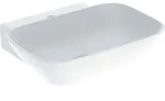 Geberit ONE AS-WT, Schalenform, 50x42,5 cm m. Hl., o. &Uuml;l., wei&szlig;, KeraTect