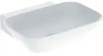 Geberit ONE AS-WT, Schalenform, 50x42,5 cm o. Hl., o. &Uuml;l., wei&szlig;, KeraTect