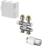 OVENTROP-Anschluss-Set f&uuml;r Badheizk&ouml;rper Multiblock TF/Uni SH", schwenkbar, wei..."