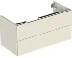 Geberit ONE Unterschrank f&uuml;r WT/-Platte 2 Schubl., 103,6x50,4x47cm,sandgrau hgl.