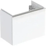 Geberit iCon Unterschrank f&uuml;r HWB, 1 Schubl. 52x41,5x30,7cm, wei&szlig; hgl./Gr. chrom