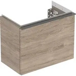 Geberit iCon Unterschrank f&uuml;r HWB, 1 Schubl. 52x41,5x30,7cm, Nussbaum hicko./Gr....