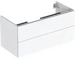 Geberit ONE Unterschrank f&uuml;r WT/-Platte 2 Schubl., 103,6x50,4x47cm, wei&szlig; hgl.