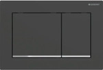 Geberit Omega20 Bet&auml;tigungsplatte, eckig 2-M-Sp., swm, Etc /chrom gl&auml;nzend