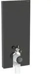 Geberit Monolith Sanit&auml;rmodul f&uuml;r Stand-WC 114cm Glas schwarz, Alu....