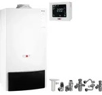 Wolf CGU-2K-24 24kW Gas-Heizwert-Kombitherme, Regelung RM-2, Aufputz, E / H