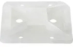 HellermannTyton TY8G1S-PA66-NA(100) Klebesockel 32x25mm natur