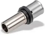 Pipetec Press-&Uuml;bergang Kupferrohr 16x2 - 15mm, vernickelt, PFUEK1615NI, TH+U