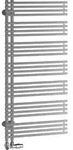 Kermi Badheizk&ouml;rper Diveo, Seitenanschluss, 1700x450 mm (HxL), silber, SR links